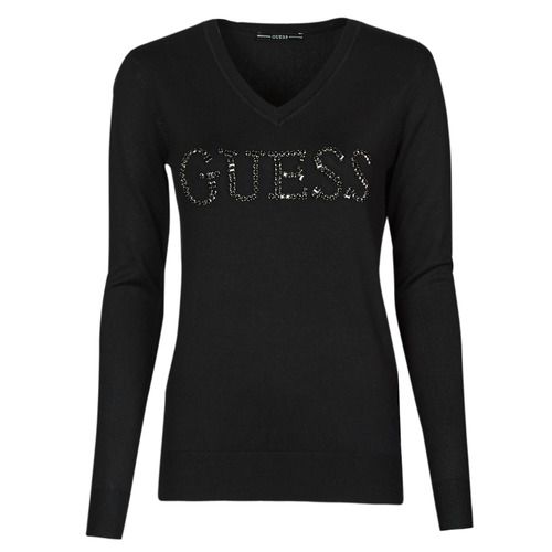 Maglione Donna Guess ODETTE VN LS SWEATER Nero, elegante e versatile, perfetto per ogni occasione. Realizzato in tessuto di alta qualità, offre comfort e stile. Adatto per il guardaroba femminile, ideale da abbinare a jeans o gonne. Acquista ora per un look chic e sofisticato!