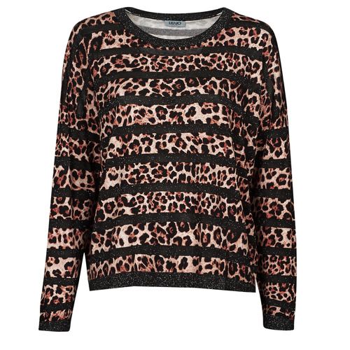 Maglione Liu Jo WF1538 Multicolore per Donna, elegante e alla moda, realizzato in morbido tessuto, perfetto per outfit casual e chic. Ideale per la stagione autunnale e invernale, questo maglione aggiunge un tocco di colore e stile al guardaroba femminile. Acquista ora il tuo Liu Jo WF1538 per un look trendy e confortevole!