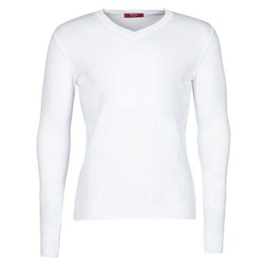 Maglione Uomo BOTD OOMAN Bianco, elegante e versatile, perfetto per ogni stagione. Design moderno e confortevole, ideale per outfit casual o formali. Acquista ora e arricchisci il tuo guardaroba con questo must-have.