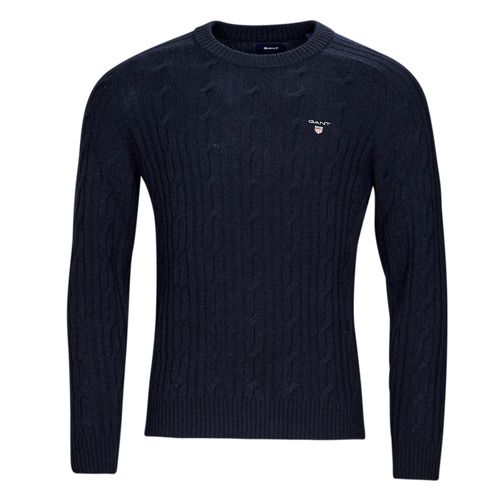 Maglione uomo Gant  LAMBSWOOL CABLE C-NECK  Marine Gant 7325706373849