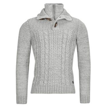 Maglione Uomo Petrol Industries MEN KNITWEAR COLLAR Grigio, elegante e versatile, perfetto per ogni stagione. Realizzato con materiali di alta qualità, offre comfort e stile, ideale per un look casual-chic. Acquista ora il tuo maglione grigio Petrol Industries e aggiungi un tocco di classe al tuo guardaroba.