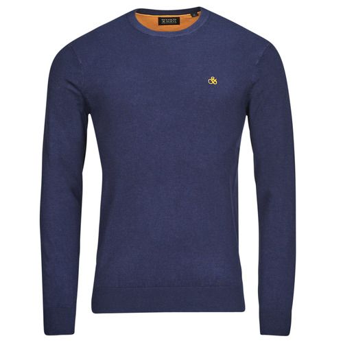 Scotch & Soda Regular Fit Essentials Crew In Eco Vero Marine Maglione Uomo 1 Maglione uomo Scotch & Soda Regular Fit Essentials Crew In Eco Vero Marine Scotch & Soda 8719027664783