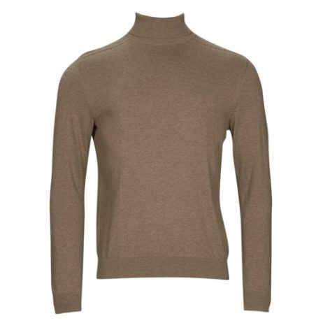 Maglione uomo Selected  SLHBERG ROLL NECK  Beige Selected 5714911385495
