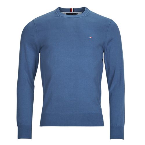 Tommy Hilfiger 1985 CREW NECK SWEATER Blu Maglione Uomo 1 Maglione uomo Tommy Hilfiger 1985 CREW NECK SWEATER Blu Tommy Hilfiger 8720643111308