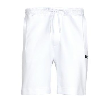 Pantaloni corti uomo BOSS Headlo 1 in bianco, perfetti per un look casual ed elegante. Realizzati con materiali di alta qualità, offrono comfort e stile. Ideali per l'estate e le passeggiate all'aperto, questi pantaloni rappresentano un must-have nel guardaroba maschile. Scegli BOSS per un'abbigliamento d'eccezione.