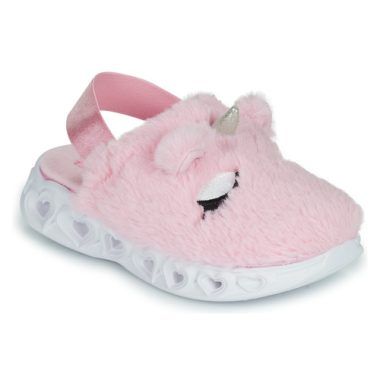 Pantofole bambina ragazza Skechers HEART LIGHTS SANDALS rosa, ideali per il tempo libero e il comfort quotidiano. Design accattivante con luci a LED integrate, perfette per le piccole fan di Skechers. Scarpe leggere e resistenti, ideali per l'estate e le attività all'aperto. Acquista ora le Skechers HEART LIGHTS SANDALS rosa per un tocco di stile e funzionalità!
