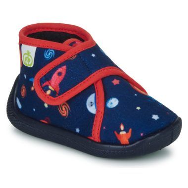 Pantofole bambino ragazzo Citrouille et Compagnie NEW 61 Blu, comode e alla moda, perfette per la stagione autunnale e invernale, ideali per il comfort dei piedi dei più piccoli. 