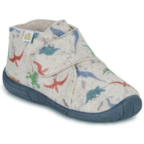 Pantofole Citrouille et Compagnie per bambino ragazzo modello NEW 92 in color beige, ideale per comfort e stile. Perfette per l'inverno e la mezza stagione, queste pantofole assicurano calore e morbidezza, rendendole l'accessorio perfetto per ogni bambino. Ottima scelta per regalo di compleanno o festività.
