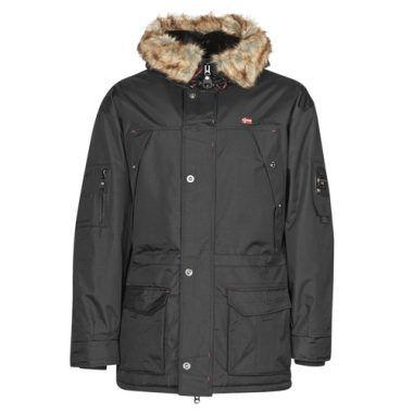 Parka Uomo Geographical Norway ABIOSAURE Nero, elegante e caldo, perfetto per l'inverno. Realizzato con materiali di alta qualità, offre comfort e stile. Ideale per escursioni all'aperto e attività quotidiane. Acquista ora il tuo parka Geographical Norway ABIOSAURE Nero per affrontare il freddo con classe.