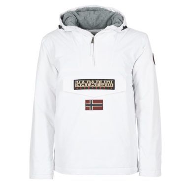 Parka Uomo Napapijri RAINFOREST Bianco, giacca impermeabile e traspirante, ideale per tutte le stagioni. Stile urbano e design moderno, perfetta per affrontare le intemperie con classe. Acquista il tuo parka Napapijri RAINFOREST Bianco per un look elegante e funzionale.
