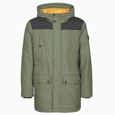 Parka Uomo Only & Sons ONSPETER Kaki, giacca alla moda, resistente all'acqua, ideale per l'inverno, perfetta per outfit casual e urbani, tessuto di alta qualità e design elegante.