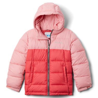 "Piumino ragazza Columbia PIKE LAKE JACKET Rosa, ideato per offrire calore e stile durante l'inverno. Giacca invernale leggera e resistente, ideale per le avventure all'aperto e per un look trendy. Acquista ora per garantire comfort e protezione nei giorni freddi."