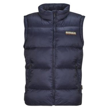 Piumino Uomo Napapijri SUOMI Marine, elegante giacca invernale per uomo, realizzata in tessuto di alta qualità, perfetta per affrontare il freddo con stile. Design moderno e pratico, ideale per attività all'aperto. Disponibile in colore marino, offre comfort e calore, rendendolo un must-have per la stagione invernale.