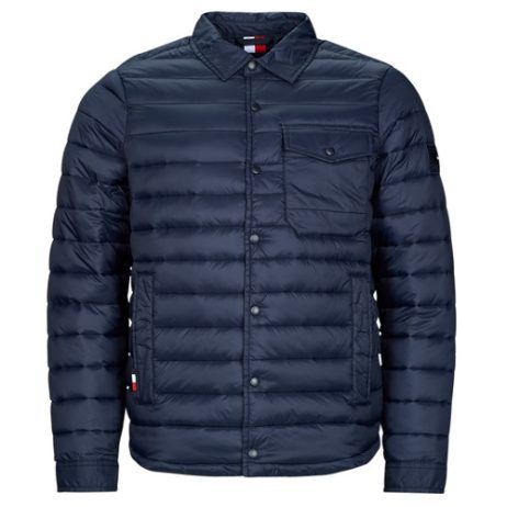 Piumino Uomo Tommy Hilfiger PACKABLE SHIRT JACKET Marine, giacca leggera e impermeabile, perfetta per la stagione. Style elegante e versatile, ideale per outfit casual e sportivi. Acquista ora per rimanere alla moda e caldo!