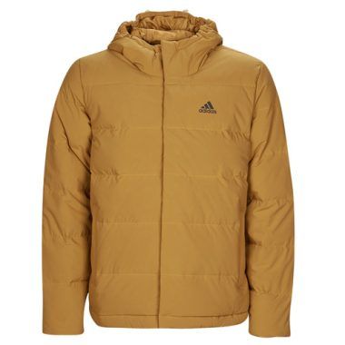 Piumino uomo adidas HELIONIC HO JKT Giallo, giacca leggera e impermeabile ideale per l'inverno. Design moderno e livrea vivace, perfetta per uno stile sporty e casual. Tessuto traspirante e caldo, adatto per attività all'aperto. Ottimo per chi cerca comfort e performance. Disponibile ora su Outlet Scarpe Online.