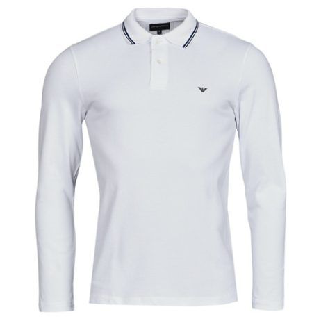Polo maniche lunghe uomo Emporio Armani 8N1FB5 in bianco, elegante e versatile, ideale per un look sofisticato. Realizzata in tessuto di alta qualità, questa polo è perfetta per occasioni formali e informali. Scopri il comfort e lo stile senza tempo con la polo Emporio Armani, un must-have nel tuo guardaroba.