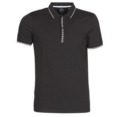 Polo Uomo Armani Exchange HANEMO Nero - Elegante e versatile, questa polo nera firmata Armani Exchange è perfetta per ogni occasione. Realizzata con materiali di alta qualità, offre comfort e stile. Acquista ora per aggiungere un tocco moderno al tuo guardaroba!