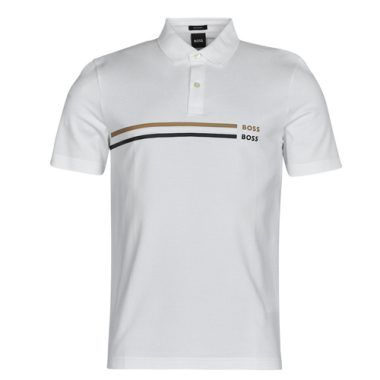 Polo Uomo BOSS Pack 32 Bianco, elegante e raffinata, ideale per l'abbigliamento casual e sportivo. Realizzata in cotone di alta qualità, offre comfort e stile. Perfetta per ogni occasione, dal tempo libero all'ufficio. Aggiungi un tocco di classe al tuo guardaroba con la Polo BOSS Pack 32 Bianco.