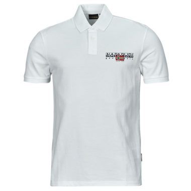 Polo Uomo Napapijri E AYLMER Bianco - Stile raffinato e comfort per ogni occasione. Acquista online la polo bianca perfetta per un look casual-chic.