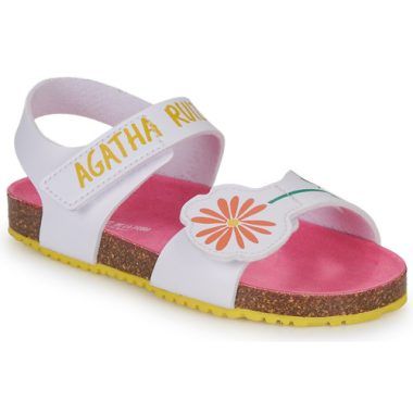 Sandali bambina ragazza Agatha Ruiz de la Prada BIO in colore bianco. Design alla moda e comfort per le piccole, realizzati con materiali sostenibili. Perfetti per l'estate, ideali per ogni occasione. Disponibili per l'acquisto online su outletscarpeonline.it.