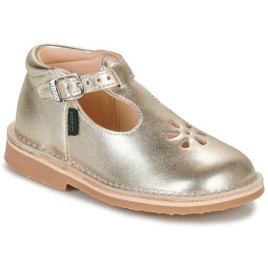 Sandali Aster bambina ragazza BIMBO Oro, eleganti e alla moda, ideali per l'estate. Realizzati in materiali di alta qualità, questi sandali offrono comfort e stile per le piccole. Perfetti per ogni occasione, dai giochi all'aperto alle uscite con la famiglia. Scopri il design unico e le ottime finiture, un must-have per l'abbigliamento estivo delle bambine.