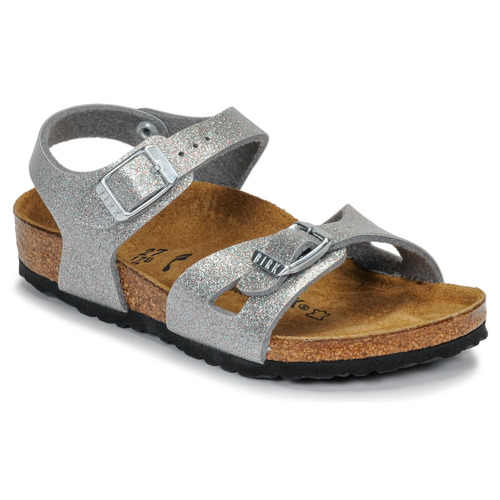 Birkenstock Girl s sandals RIO Silver 48.95