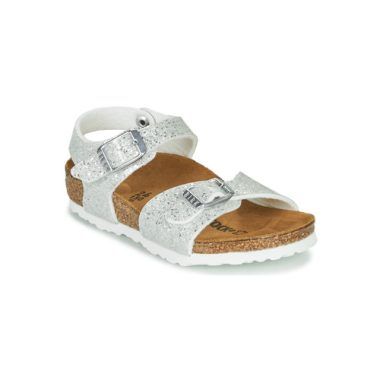 Birkenstock Sandali bambina ragazza RIO PLAIN Bianco, eleganti e comodi, ideali per l'estate. Realizzati in materiali di alta qualità, questi sandali offrono sostenibilità e stile. Perfetti per ogni occasione, dalla spiaggia al tempo libero. Disponibili nella misura ideale per le giovani fashioniste.
