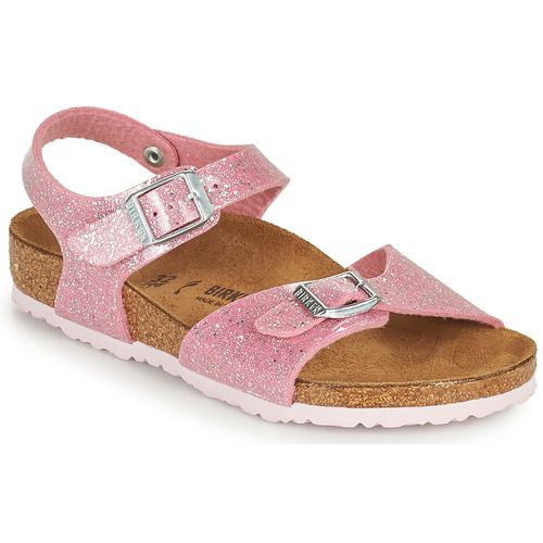 Sandali Birkenstock RIO PLAIN rosa per bambina, eleganti e comodi, ideali per l'estate. Scopri il comfort e lo stile dei sandali Birkenstock per ragazze, perfetti per ogni occasione. Modalità di chiusura regolabile per una vestibilità sicura. Disponibili ora per un look alla moda e una passeggiata confortevole.
