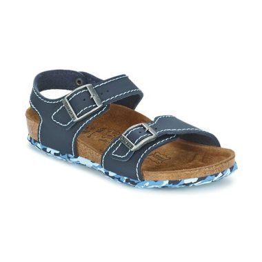 Sandali Birki's per bambina ragazza modello NEW YORK in blu, ideali per la stagione estiva. Comodi e stilosi, questi sandali offrono un perfetto supporto ai piedi delle più giovani, rendendoli perfetti per ogni avventura all'aperto. Acquista i sandali Birki's NEW YORK blu per un look alla moda e comfort garantito.