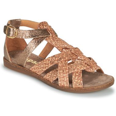Sandali Bisgaard per bambina ragazza modello CELINE in colore oro, eleganti e comodi, perfetti per occasioni speciali e uso quotidiano. Design alla moda e qualità superiore per un look chic e confortevole.