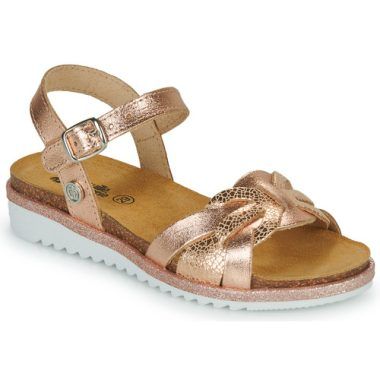Sandali Citrouille et Compagnie per bambina ragazza modello ANEMONI in marrone, ideali per l'estate. Comfort e stile per le piccole, perfetti per ogni occasione all'aperto. Scarpe alla moda per bambini, resistenti e di alta qualità, per un look trendy e casual.