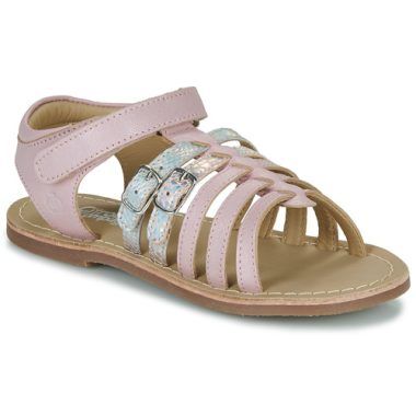 Sandali Citrouille et Compagnie CIELETTE rosa per bambine, ideali per l'estate, realizzati con materiali di alta qualità per garantire comfort e stile. Perfetti per ogni occasione, questi sandali sono un must-have per le ragazze alla moda.