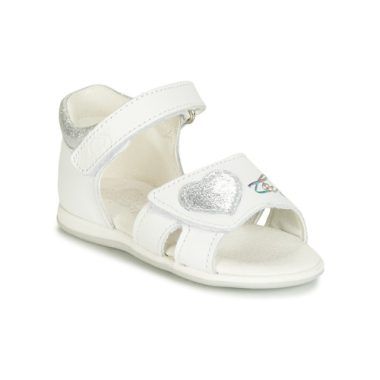 Sandali Citrouille et Compagnie JAFALGA Bianco per bambina, eleganti e comodi, perfetti per ogni occasione estiva. Design fresco e leggero, ideali per le attività all'aperto. Acquista ora per garantire stile e comfort alla tua ragazza!