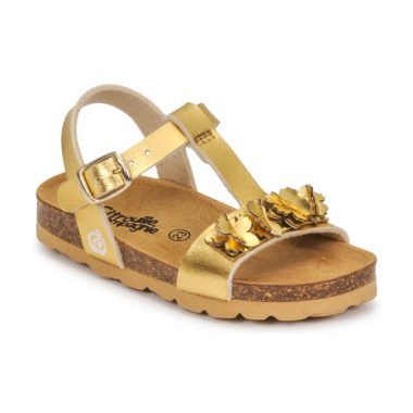 Sandali Citrouille et Compagnie KAPIBA oro per bambine, eleganti e confortevoli, perfetti per ogni occasione estiva. Scopri la qualità e lo stile unico di questi sandali da ragazza, ideali per completare il look estivo delle tue piccole. Disponibili in oro, un must-have per ogni guardaroba.