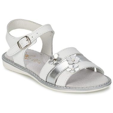 Sandali bambina ragazza Citrouille et Compagnie KATAGUE Bianco, eleganti e comodi, perfetti per ogni occasione estiva. Scoprili per un look alla moda e confortevole per le tue bambine.