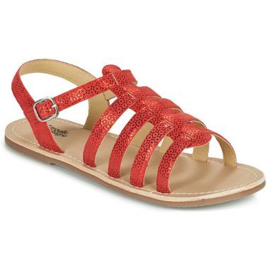 Sandali Citrouille et Compagnie MAYANA per bambina in colore rosso, ideali per la primavera e l'estate. Comodi e alla moda, perfetti per ogni occasione. Acquista ora i migliori sandali per ragazze!