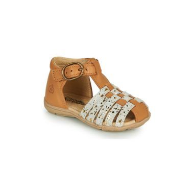 Sandali Citrouille et Compagnie per bambina ragazza RINE in marrone, ideali per la stagione estiva. Comfort e stile uniti in un design unico, perfetti per ogni occasione. Sandali alla moda per il tempo libero, qualità e durata garantite.