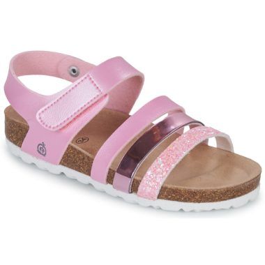 Sandali Citrouille et Compagnie ZELLIE per bambina ragazza in rosa, ideali per la moda estiva. Comfort e stile per ogni occasione all’aperto, con suola antiscivolo e design trendy. Perfetti per completare l'outfit delle più giovani.