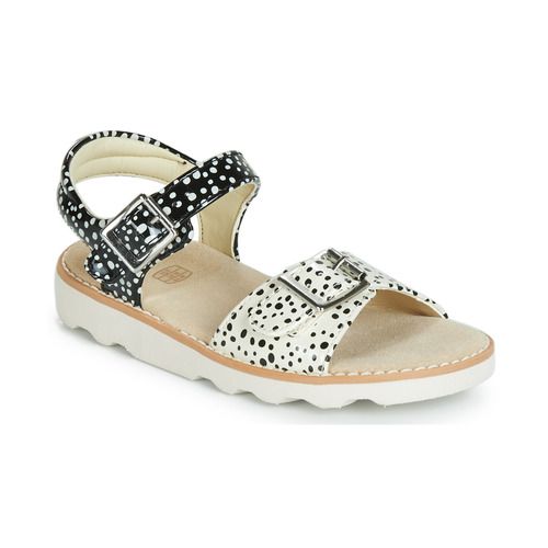 Sandali Clarks per bambina, modello Crown Bloom T in nero, perfetti per ogni occasione estiva. Comfort, stile e qualità Clarks per le piccole. Ottima scelta per le tue piccole.