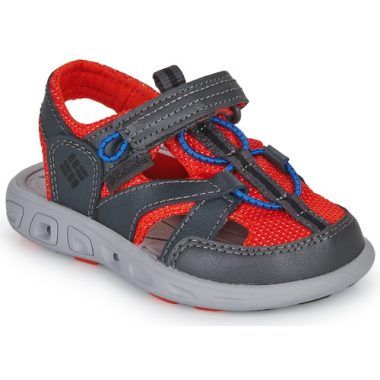Sandali Columbia per bambina, modello CHILDRENS TECHSUN WAVE in grigio, ideali per attività all'aperto. Design confortevole e traspirante, perfetti per l'estate. Visita il nostro negozio per la migliore selezione di sandali per bambini.