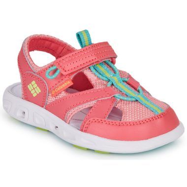 Sandali bambina Columbia CHILDRENS TECHSUN WAVE in rosa, ideali per l'estate, comodi e leggeri, perfetti per attività outdoor. Design trendy e funzionale, perfetti per ogni avventura all'aria aperta.