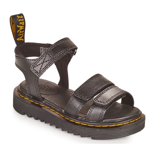 Sandali Dr. Martens KLAIRE J per bambina ragazza in nero, eleganti e alla moda, ideali per ogni occasione. Realizzati con materiali di alta qualità, questi sandali offrono comfort e stile per le piccole. Perfetti per l'estate, non possono mancare nel guardaroba di ogni giovane fashionista.