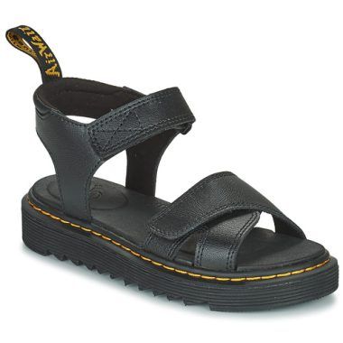 Sandali Dr. Martens Vossie J per bambina, in colorazione nera T Lamper, perfetti per ogni occasione. Scarpe di alta qualità dal design elegante e alla moda, ideali per ragazze che cercano comfort e stile. Acquista i Dr. Martens Sandali bambina ragazza Vossie J Black T Lamper Nero per aggiungere un tocco trendy al tuo guardaroba.