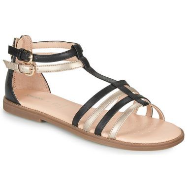 Sandali bambina ragazza Geox SANDAL KARLY GIRL Nero, eleganti e comodi, ideali per la stagione estiva. Perfetti per ogni occasione, offrono un'ottima traspirazione grazie alla qualità del marchio Geox. Design moderno e versatile, adatti per abbinamenti casual o più raffinati. Un must-have per le piccole fashioniste!
