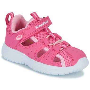Sandali Kangaroos per bambina ragazza KI-Rock Lite EV di colore rosa, leggeri e traspiranti, ideali per l'estate. Design accattivante e comfort ottimale per il piede delle più piccole. Perfetti per le attività all'aperto e le giornate al mare, questi sandali offrono una vestibilità sicura grazie alla chiusura con velcro. Acquista ora i Kangaroos Sandali bambina ragazza KI-Rock Lite EV Rosa per un look trendy e divertente!