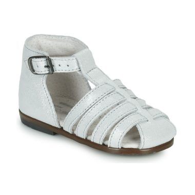 "Sandali Little Mary per bambina ragazza JULES in argento, eleganti e comodi, perfetti per la stagione estiva. Design alla moda con dettagli raffinati, ideali per completare ogni outfit e garantire il massimo comfort durante le attività quotidiane."