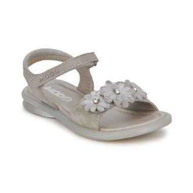 Sandali Mod'8 JUKA Argento per bambina ragazza, eleganti e alla moda, realizzati in materiale di alta qualità. Perfetti per ogni occasione estiva, con un design confortevole e un'ottima vestibilità. Ideali per completare il guardaroba delle più piccole. Scopri il comfort e lo stile dei sandali JUKA in argento.