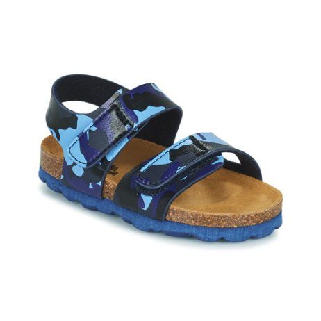 Sandali bambino ragazzo Citrouille et Compagnie BELLI JOE in blu, ideali per l'estate. Comodi e alla moda, perfetti per accompagnare i piccoli in tutte le loro avventure. Alta qualità e design accattivante per garantire stile e comfort.