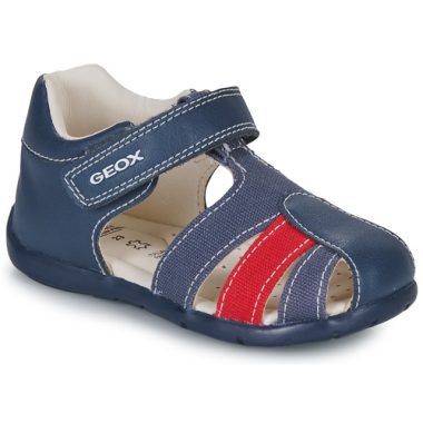 Sandali Geox per bambino ragazzo B ELTHAN BOY C Marine, design elegante e confortevole, ideali per la stagione estiva. Realizzati con materiali traspiranti e suola antiscivolo, perfetti per ogni avventura all'aperto. Scegli la qualità e lo stile dei sandali Geox per il tuo bambino.