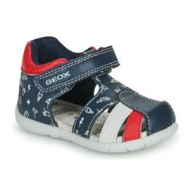 Sandali Geox B ELTHAN BOY Marine per bambini e ragazzi, progettati per garantire comfort e stile. Ideali per l'estate, questi sandali sono realizzati con materiali di alta qualità e offrono una perfetta traspirabilità. Scegli la comodità e il design moderno per i tuoi bambini con i sandali Geox.